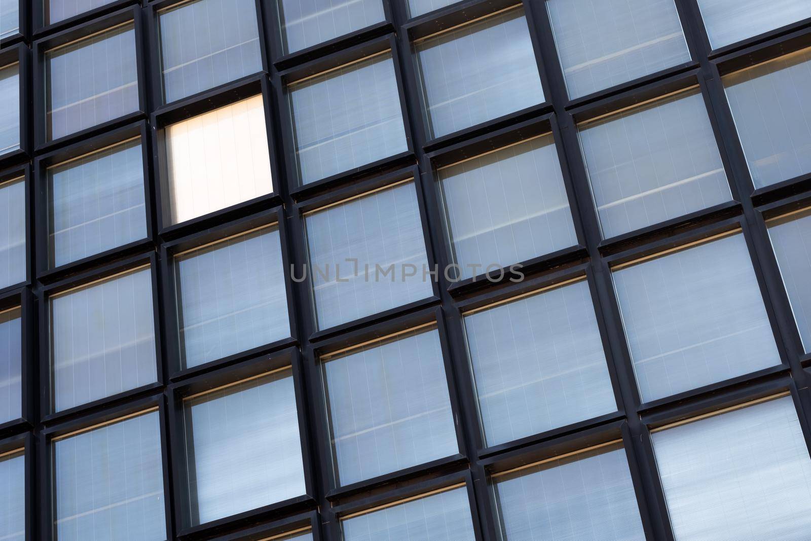 Abstract Architecture Background Of A Single White Window In A Contemporary Building