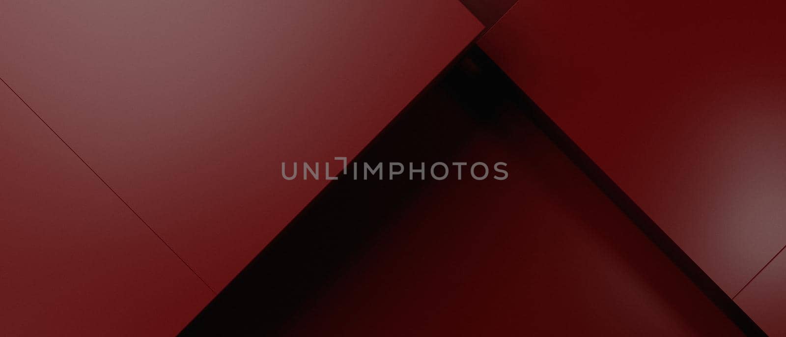 Abstract Shiny Geometric Tech Futuristic Cubes Trendy Futuristic Red Banner Background Wallpaper 3D Render by yay_lmrb