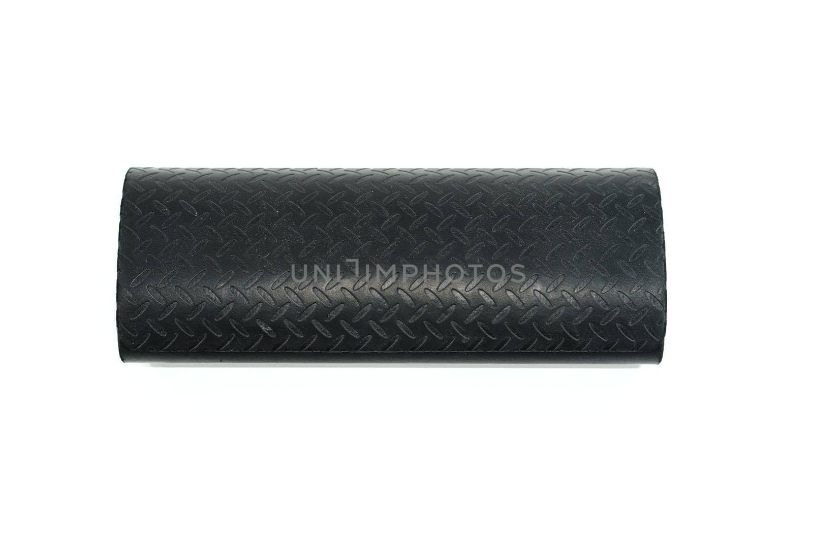 glasses case in black color isolated on white background