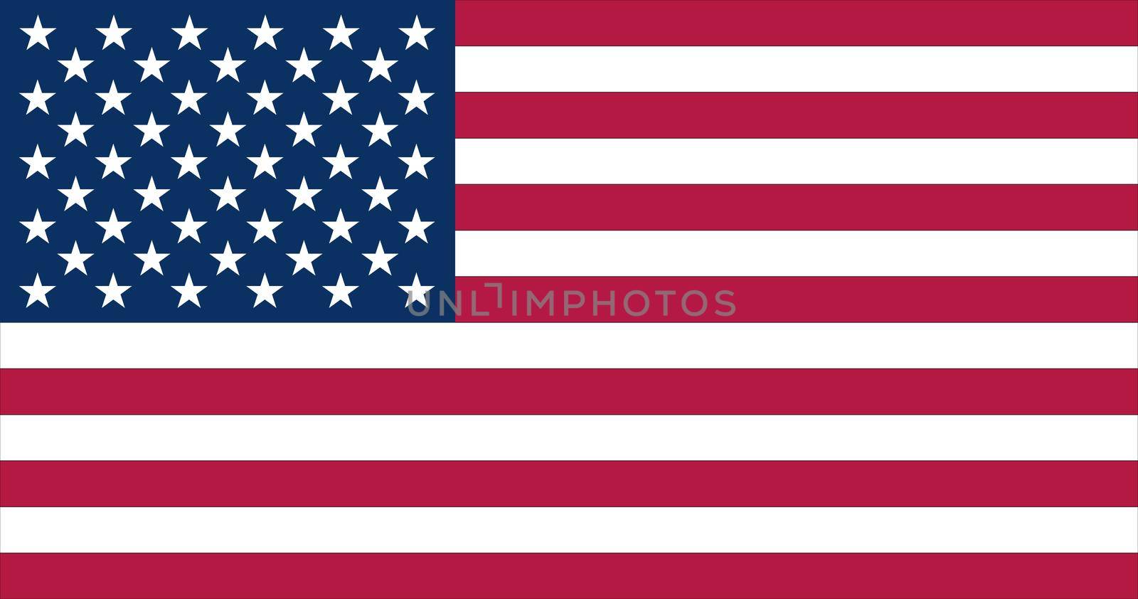 American flag vector illustration. National flag of the United States of America. The Stars and Stripes. The Star-Spangled Banner. USA flag emblem. 4th of July background. National symbol and ensign.