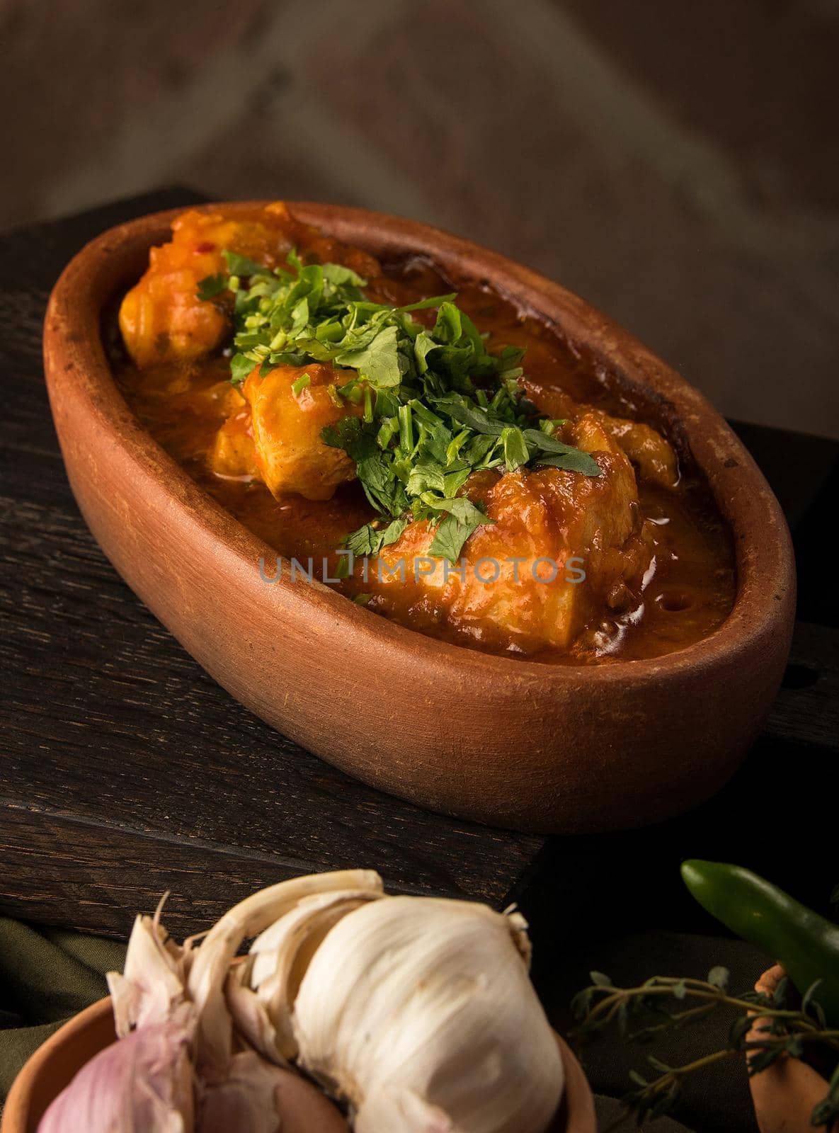 Close up shot of a chicken stew by A_Karim