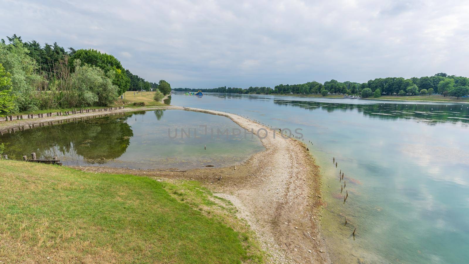 Idroscalo lake park at cloudy day by Robertobinetti70