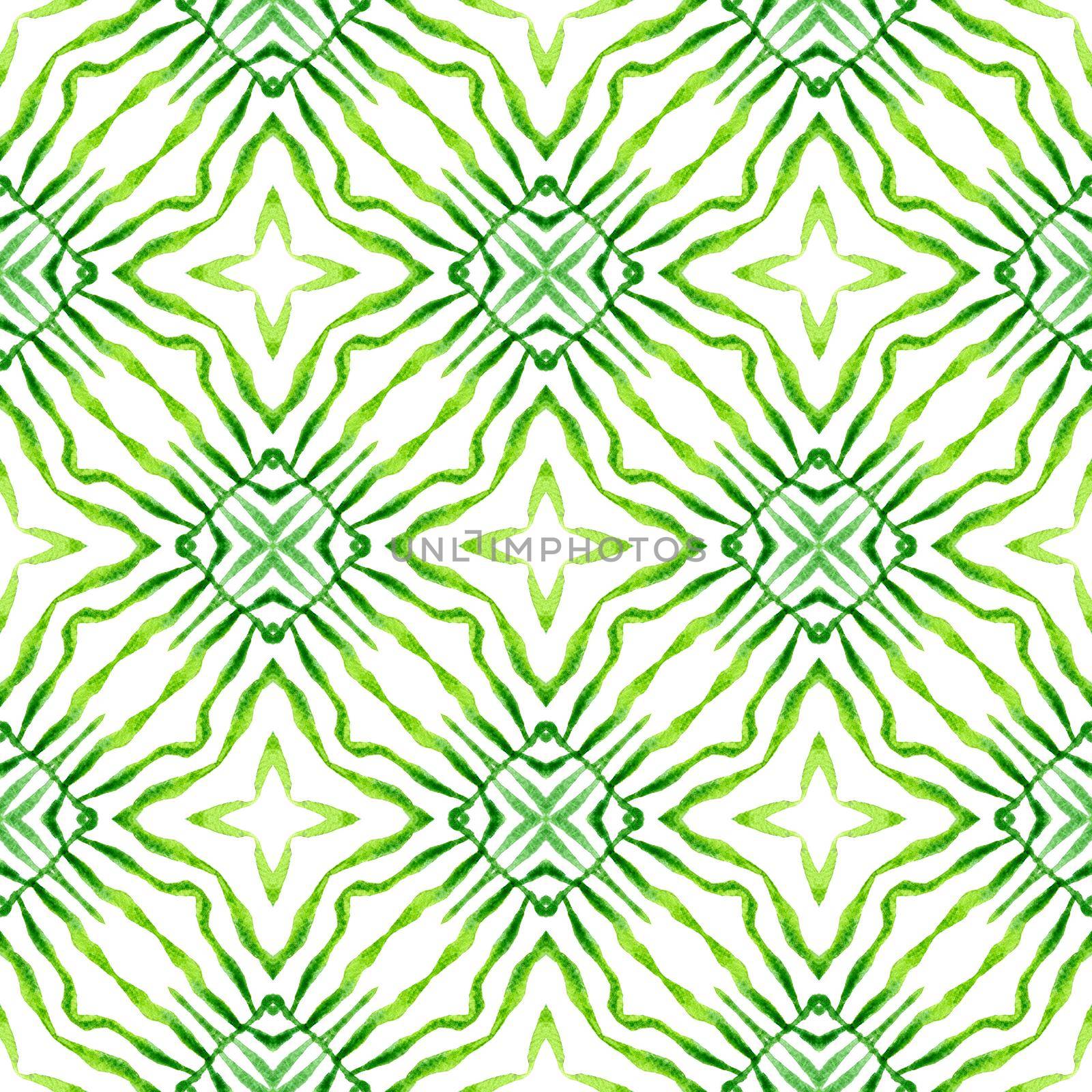 Textile ready nice print, swimwear fabric, wallpaper, wrapping. Green flawless boho chic summer design. Exotic seamless pattern. Summer exotic seamless border.