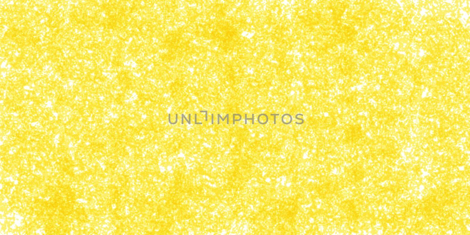 illustration of the yellow texture imitation of watercolor paint