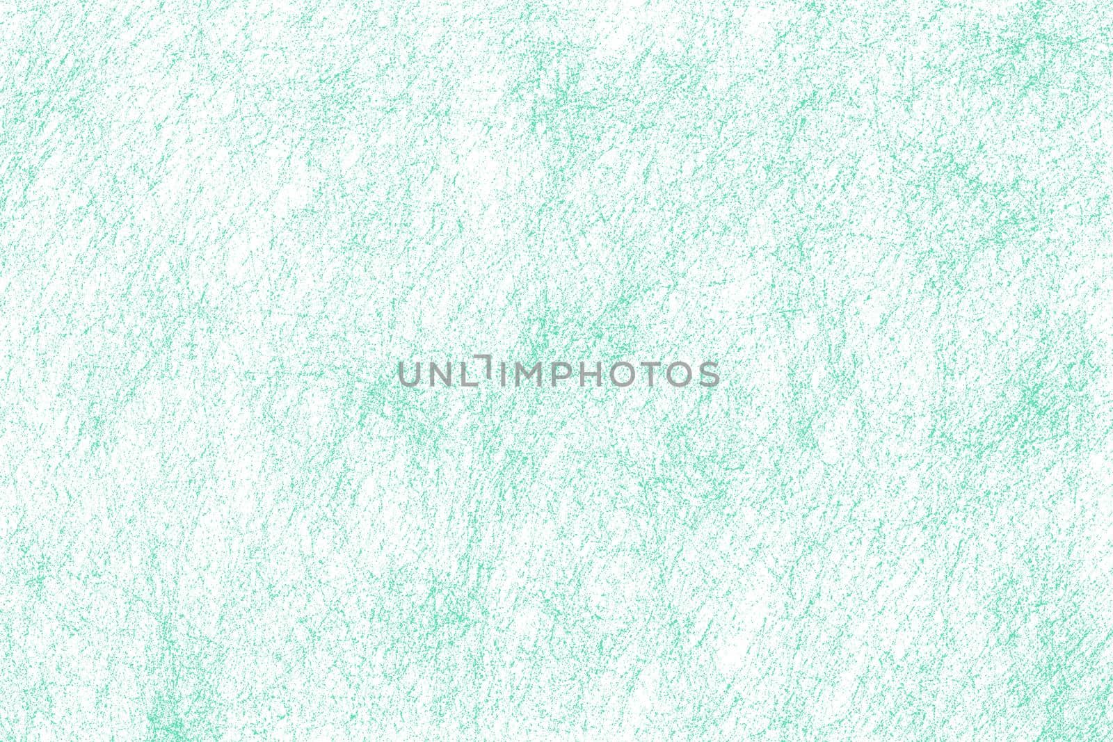 illustration chaotic green splashes of paint on a white background