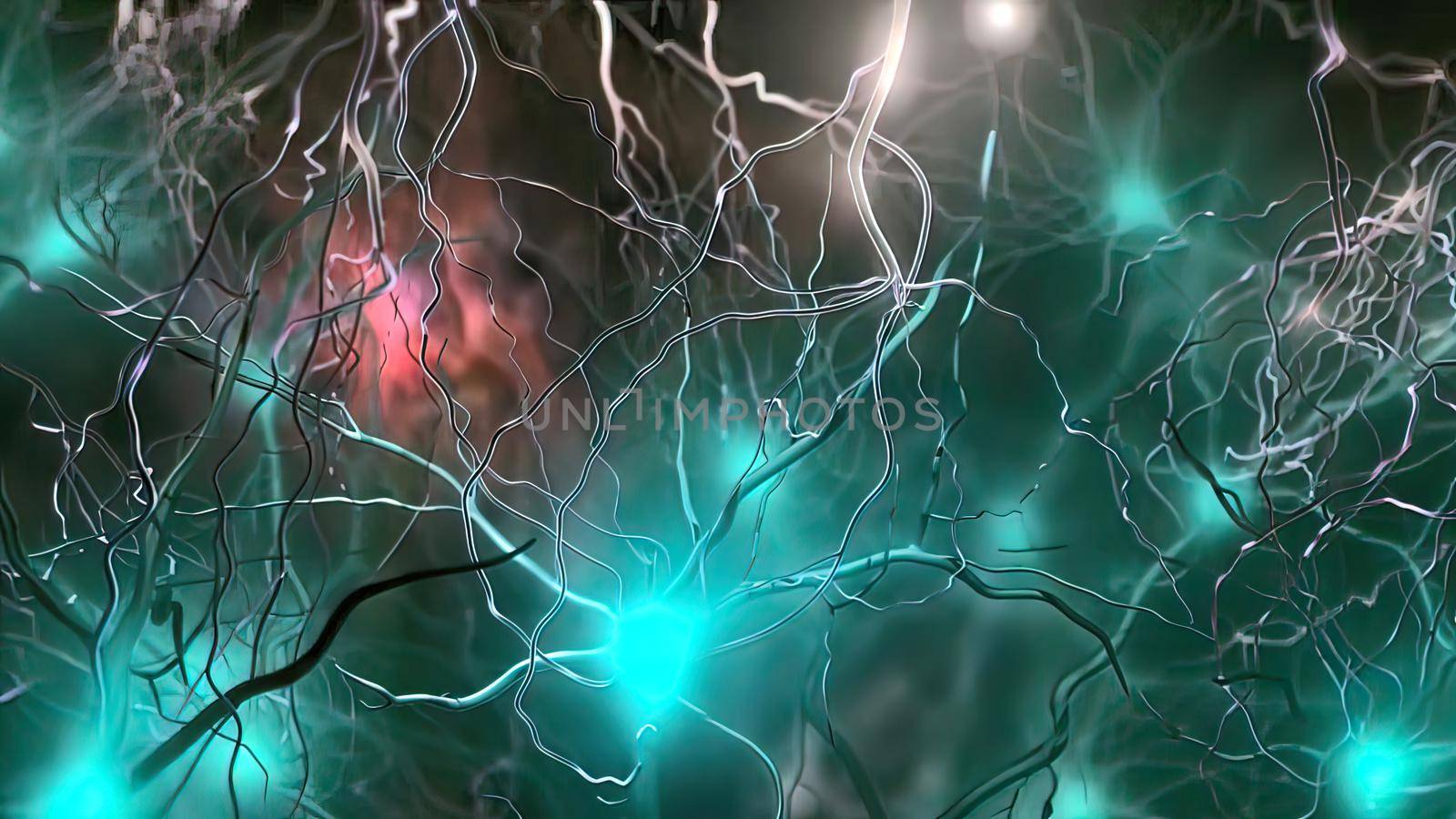 Intro Brain Impulses. Neuron System. Transferring Pulses And Generating by creativepic