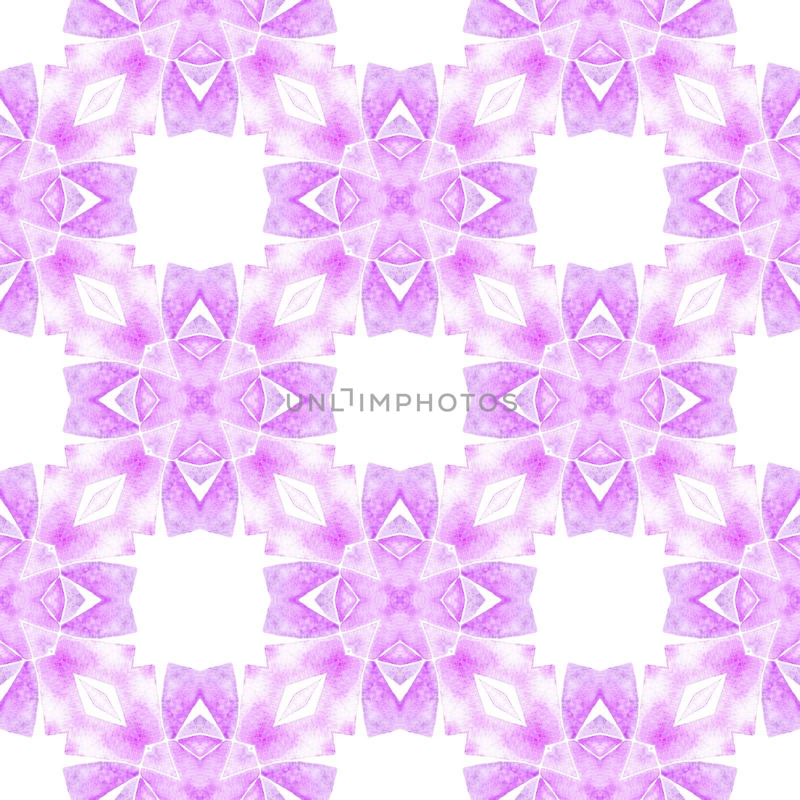 Ikat repeating swimwear design. Purple mesmeric by beginagain