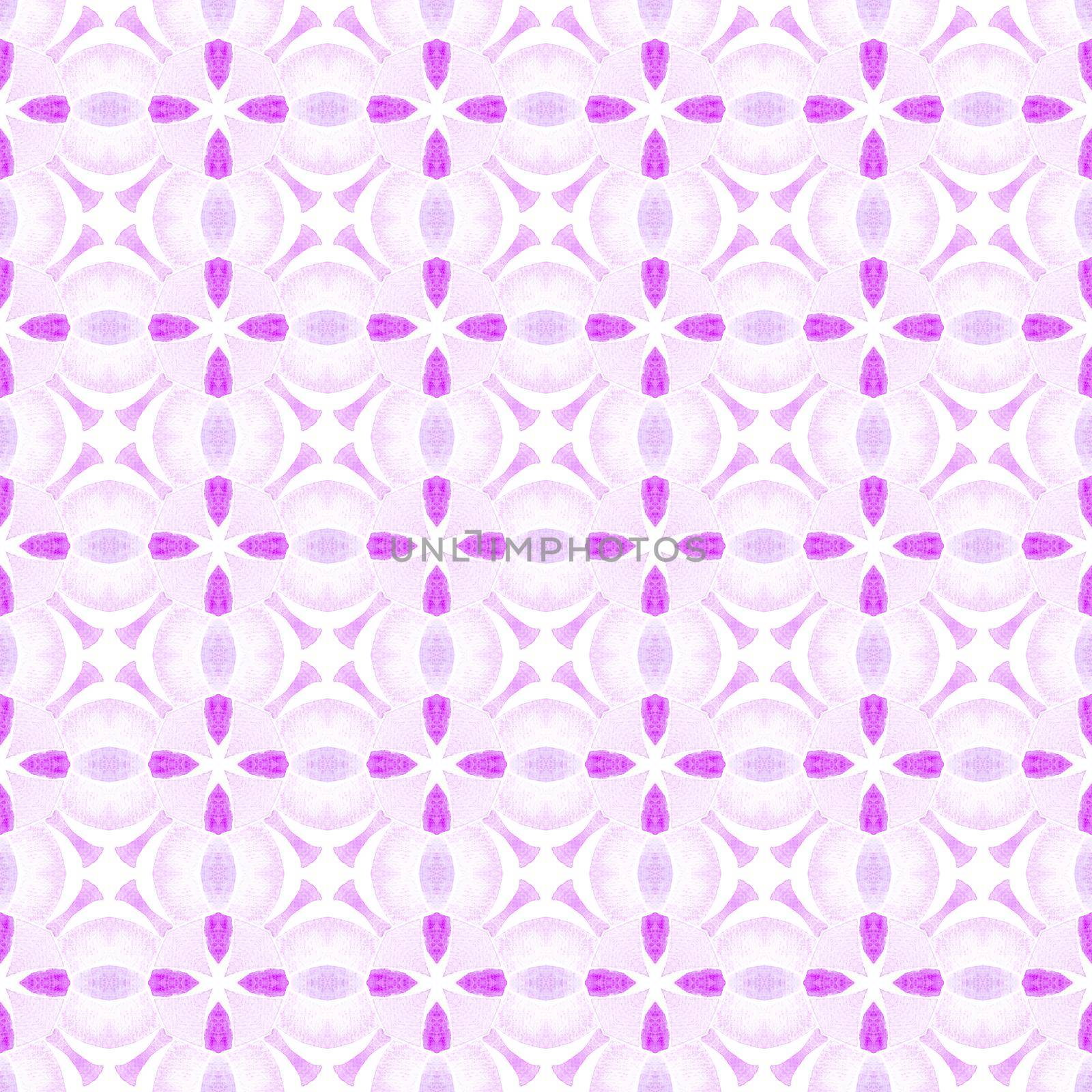 Ethnic hand painted pattern. Purple cute boho by beginagain