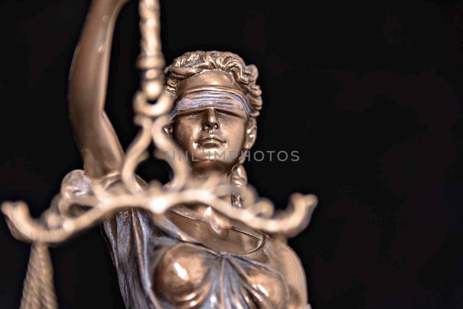 The Statue of Justice symbol, legal law concept image. by jbruiz78