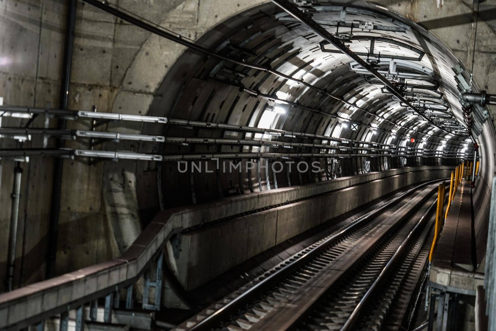 Sendai City Metro Tunnel. Shooting Location: Sendai, Miyagi Prefecture