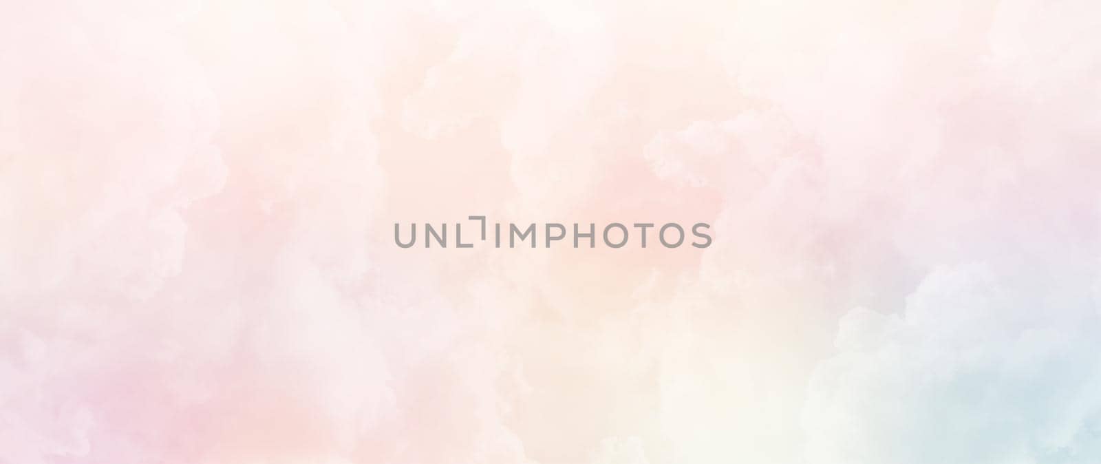 Cute Clouds Watercolor Flashy Banner Background Wallpaper Concept Festivity