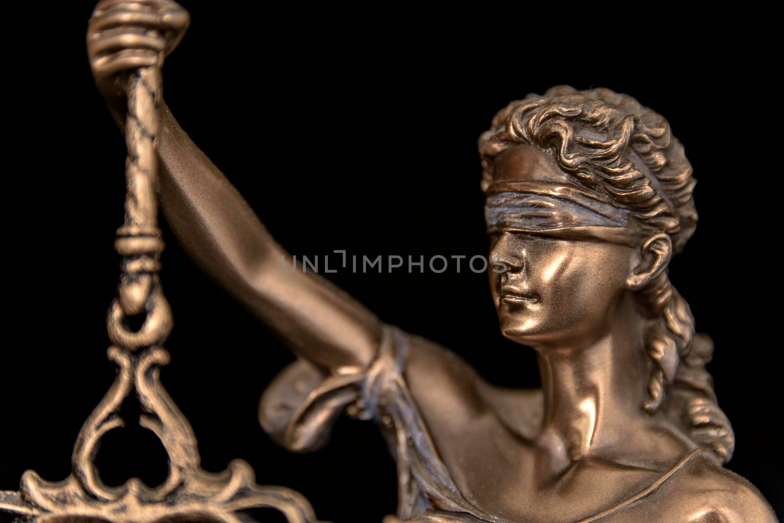 The Statue of Justice - lady justice or Iustitia Justitia the Roman goddess of Justice. by jbruiz78