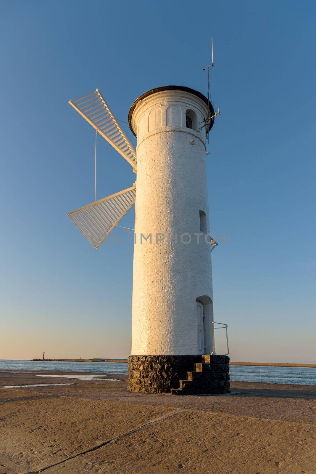 Stawa Mlyny an official symbol of Swinoujscie at sunset by mkos83