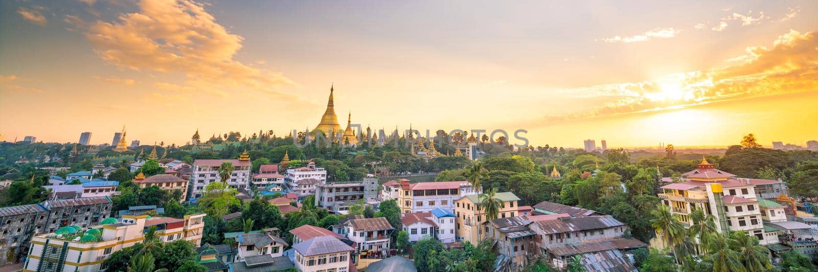 Shwedagon Pagoda in Yangon city, Myanmar by f11photo
