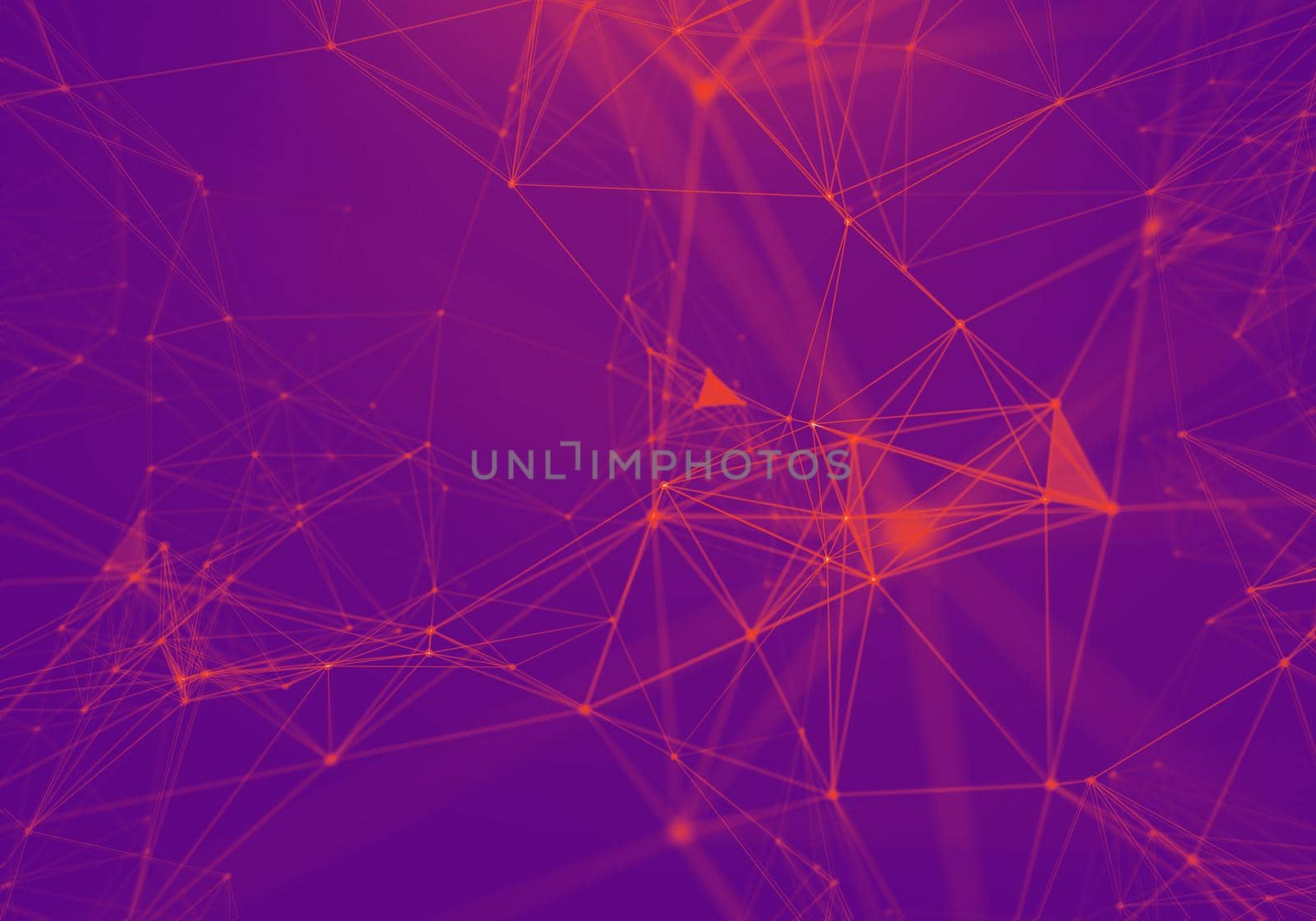 Abstract Purple Geometrical Background . Connection structure. Science background. Futuristic Technology HUD Element . onnecting dots and lines . Big data visualization and Business . by DmytroRazinkov