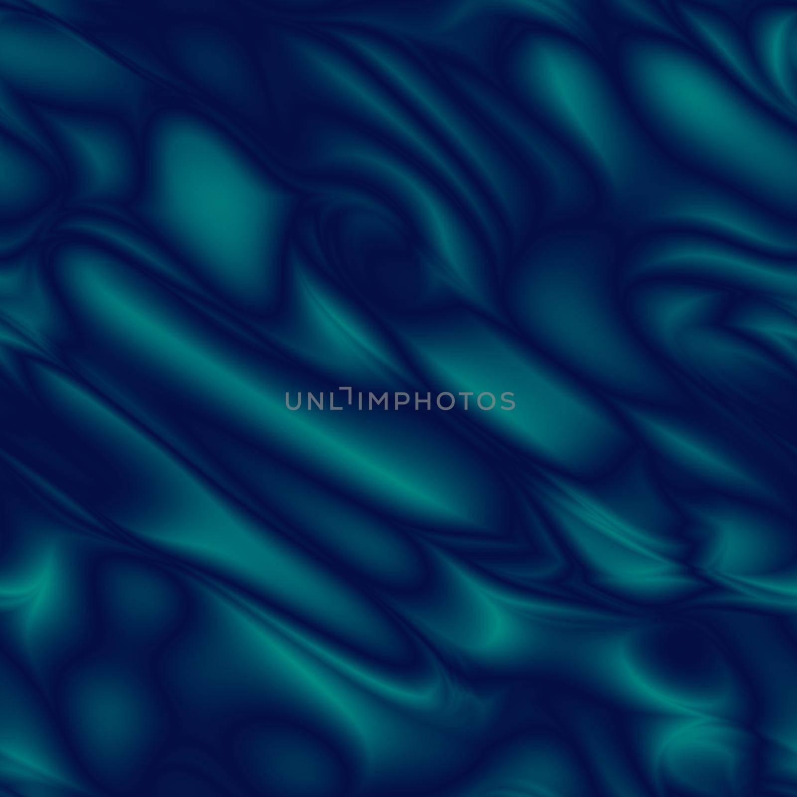 Indigo colored futuristic psychedelic liquid flowing enegetic pattern for wallpaper and textile design