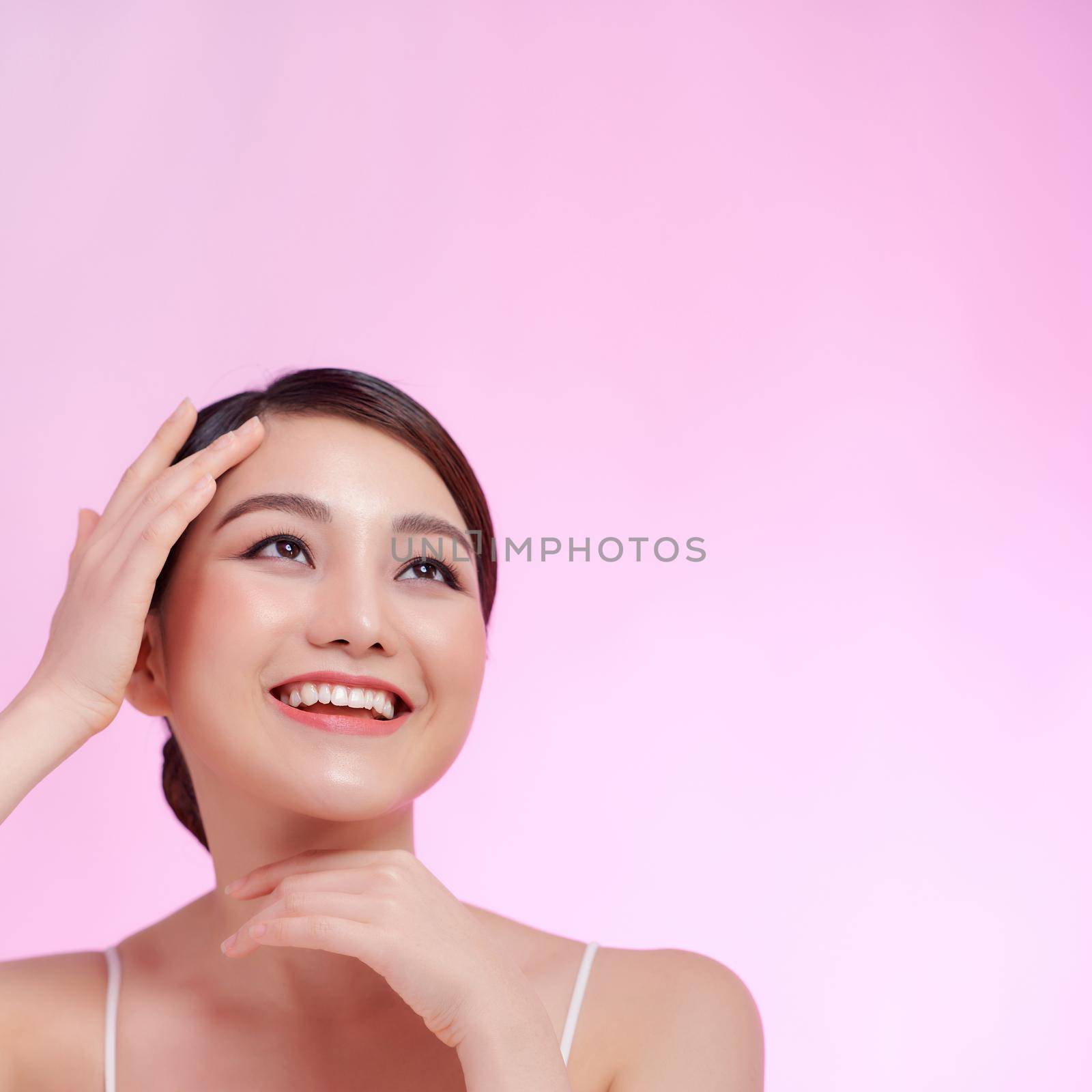 Beauty Spa Woman with perfect skin Portrait