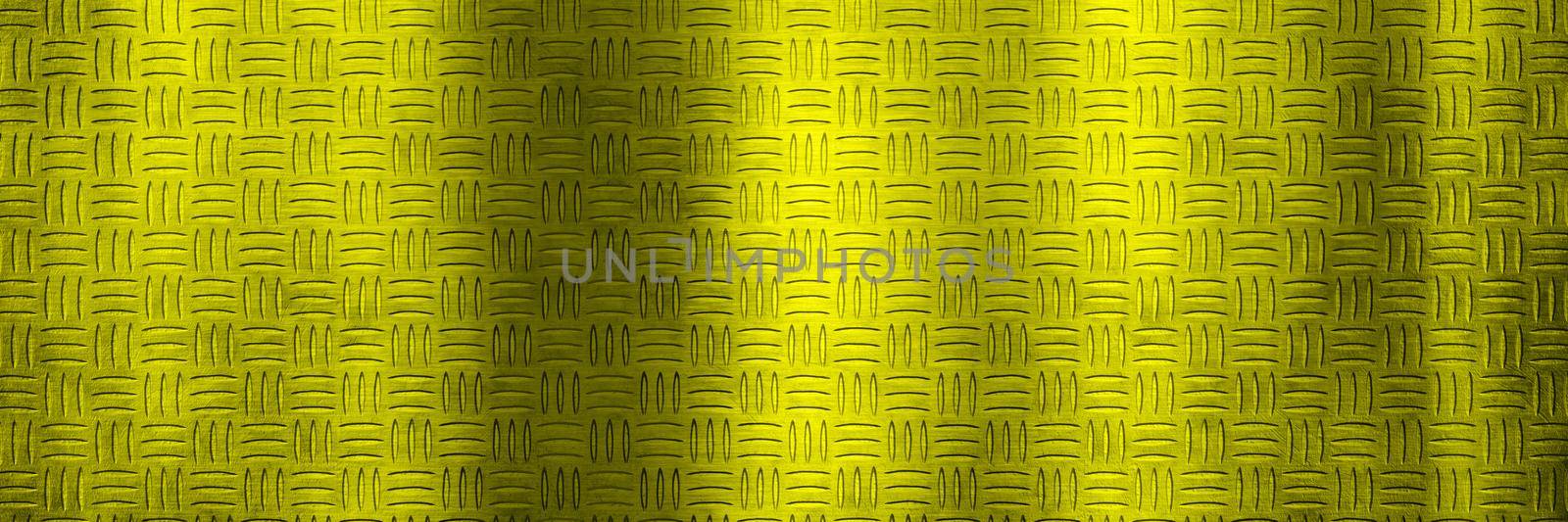 Diamond gold metal background. Brushed texture. 3d rendering by Taut