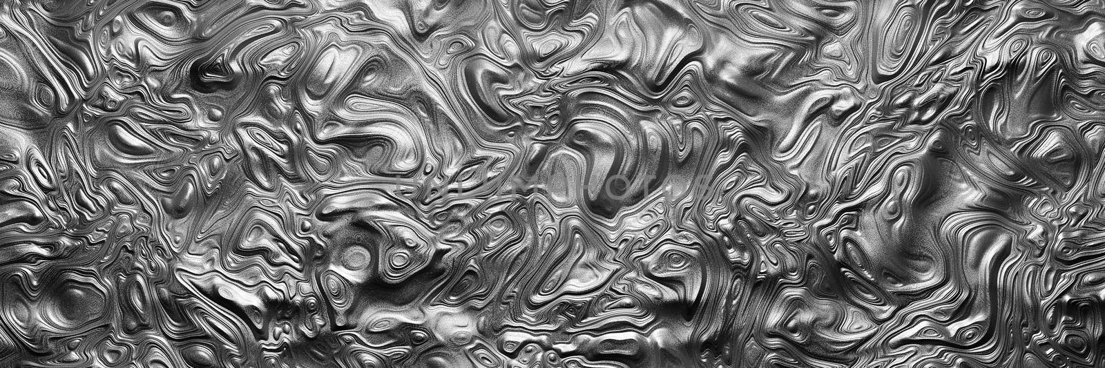 Silver metal background. Brushed metallic texture. 3d rendering by Taut