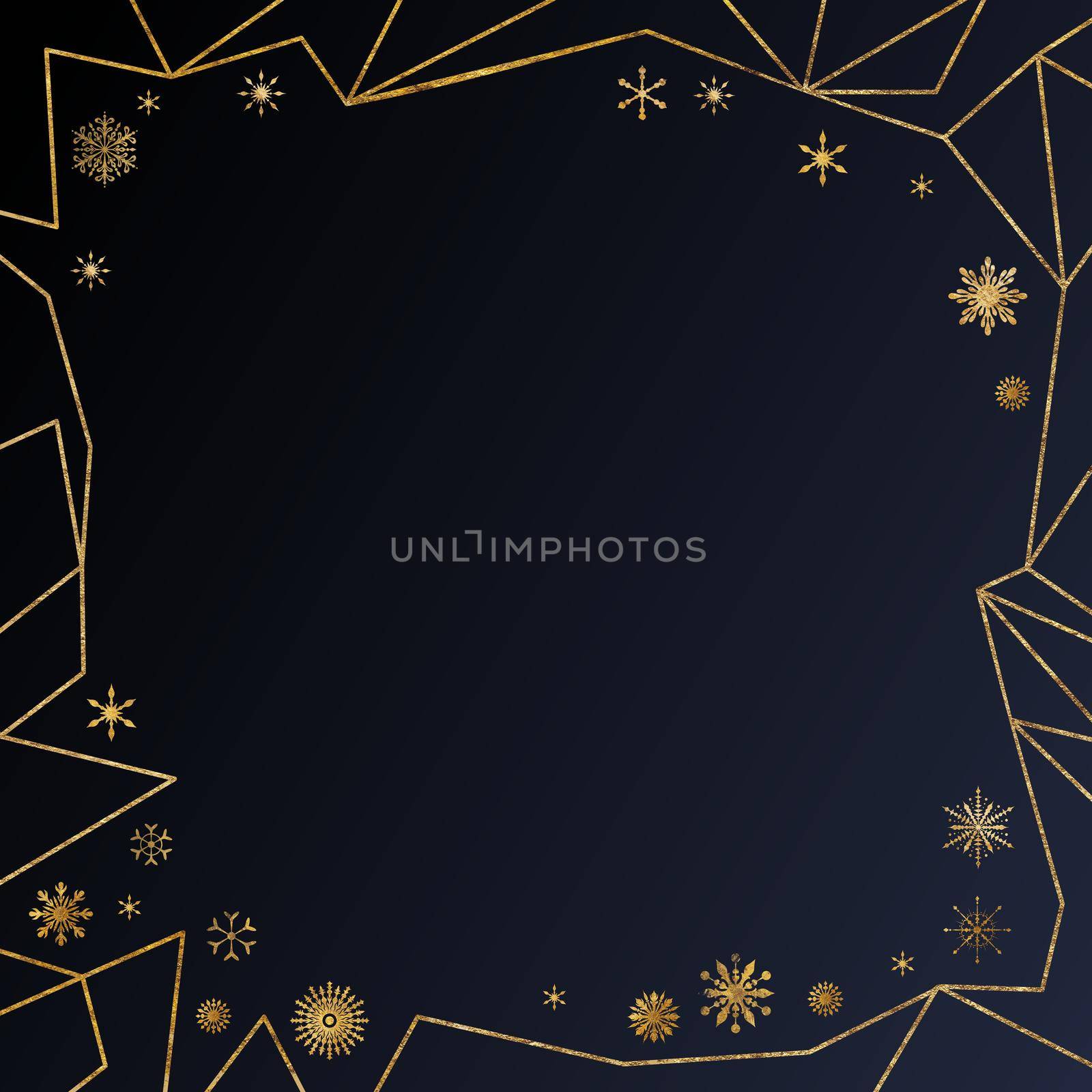 Dark Winter Card for banner, invitation design