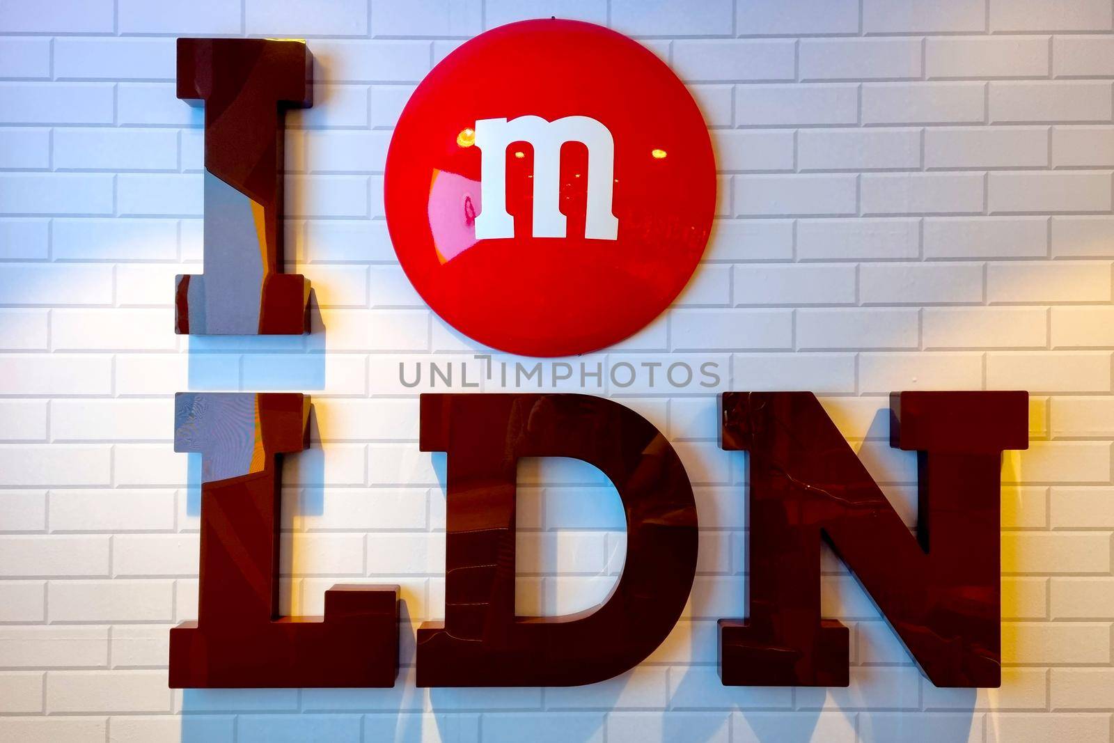 London, United Kingdom, February 7, 2022: Famous M M Candies. by kip02kas