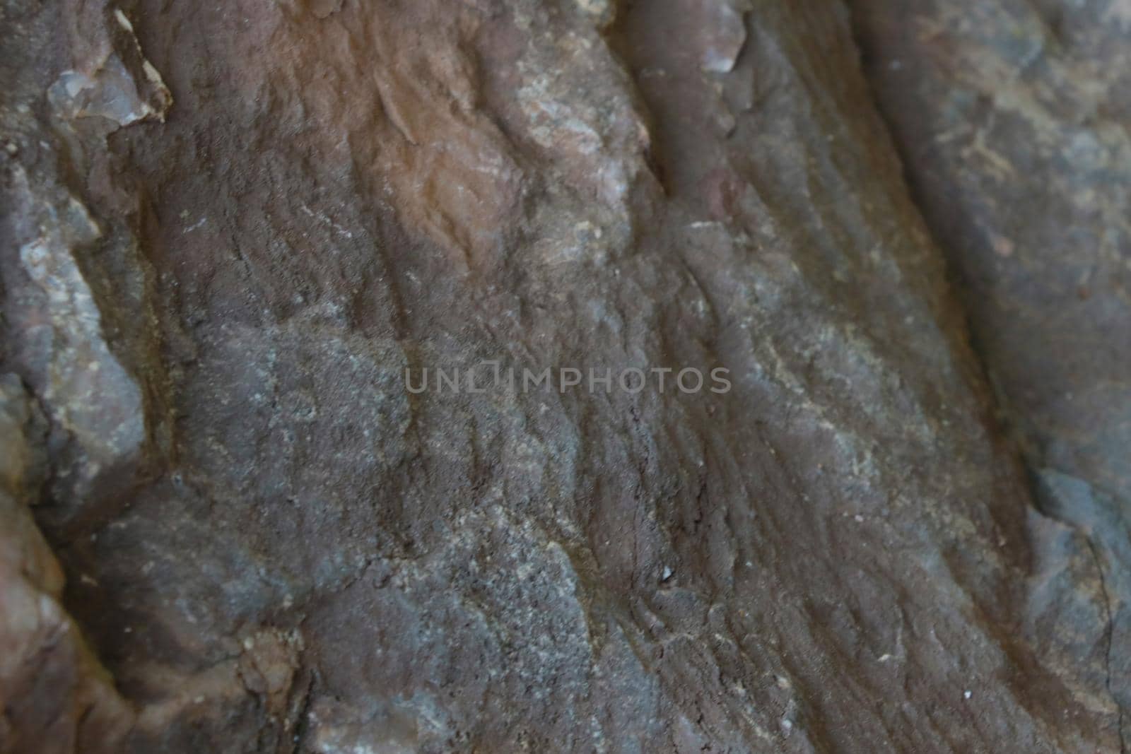 Selective focus. The texture of the rock, the background of the gray wall. by kip02kas