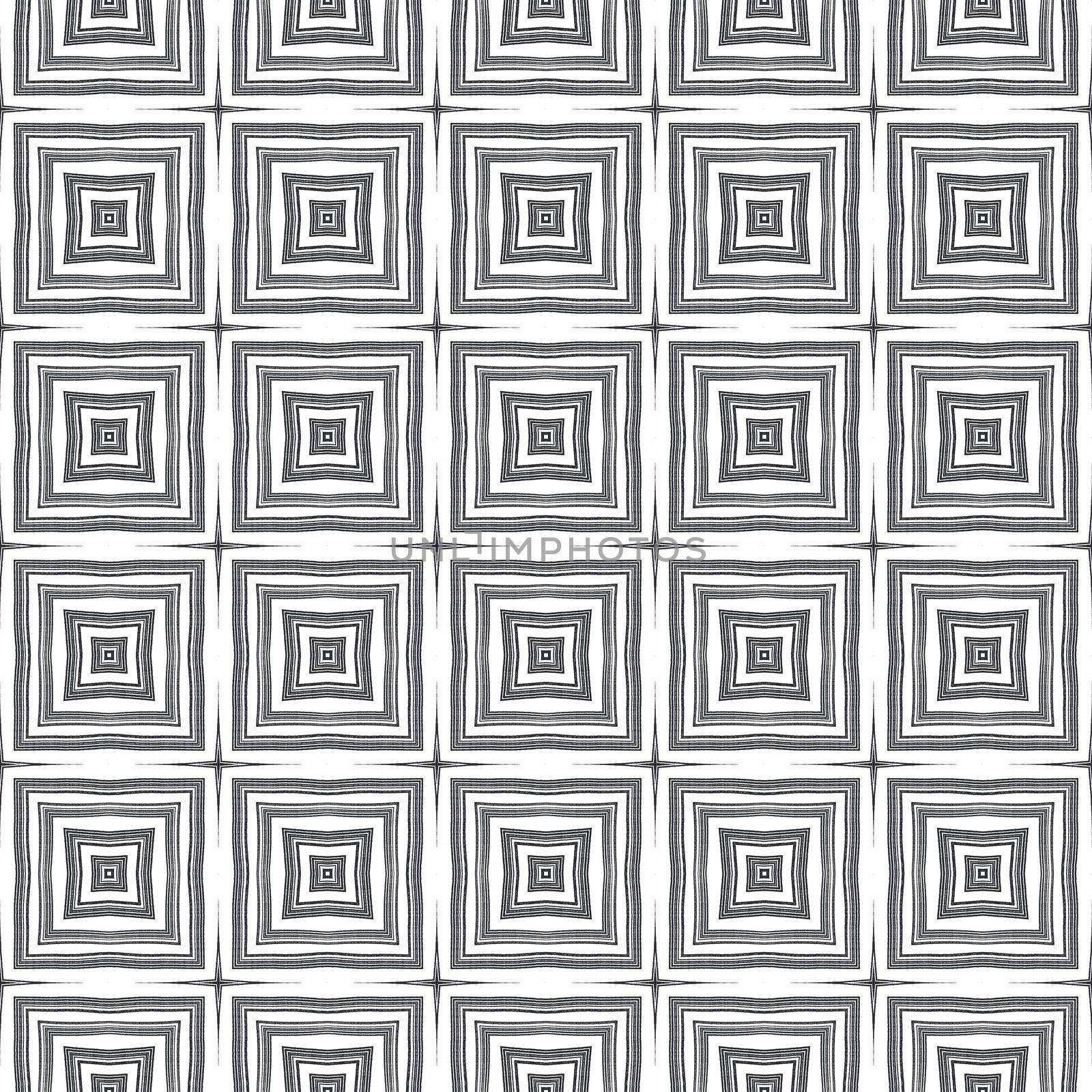 Mosaic seamless pattern. Black symmetrical kaleidoscope background. Retro mosaic seamless design. Textile ready ravishing print, swimwear fabric, wallpaper, wrapping.