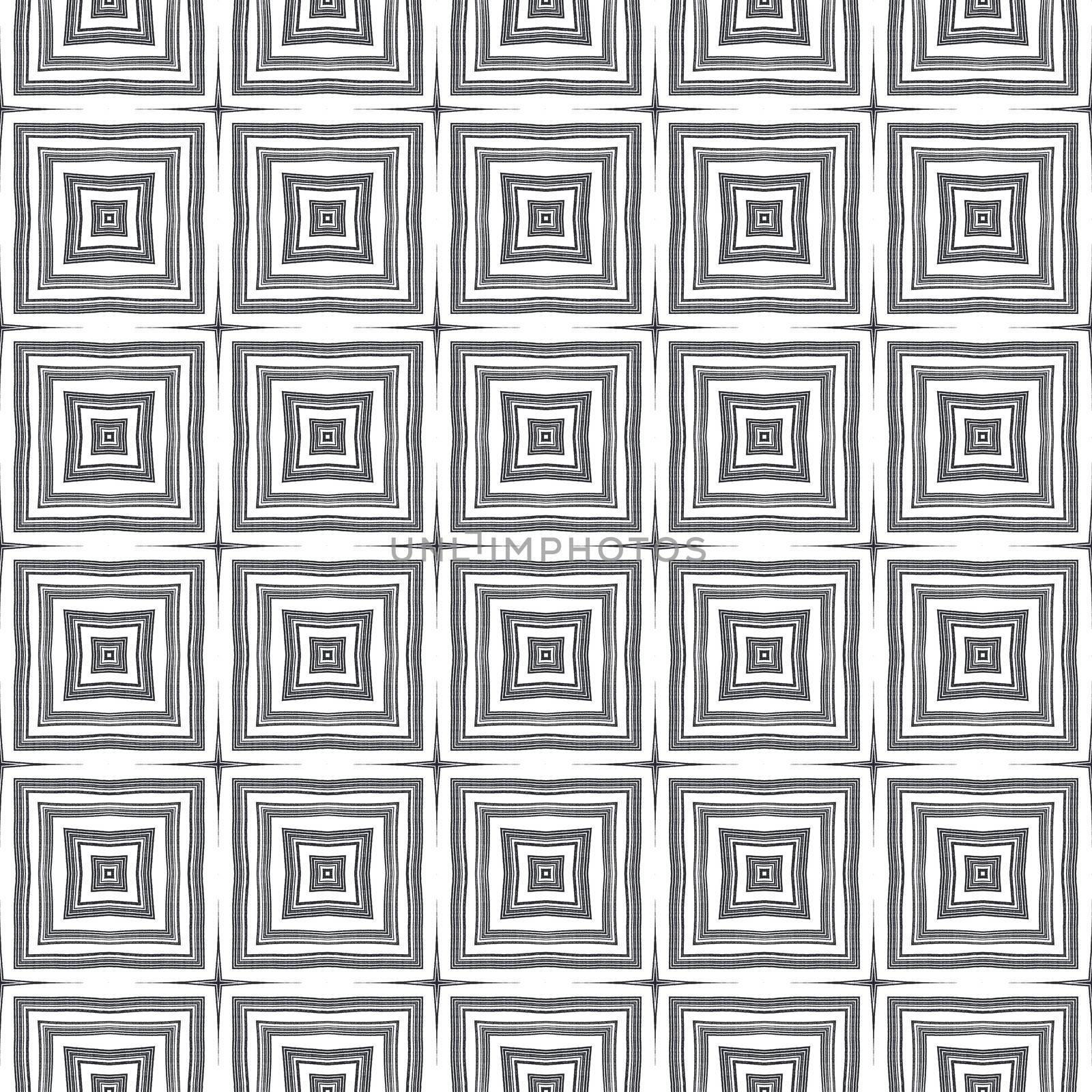 Mosaic seamless pattern. Black symmetrical kaleidoscope background. Retro mosaic seamless design. Textile ready ravishing print, swimwear fabric, wallpaper, wrapping.