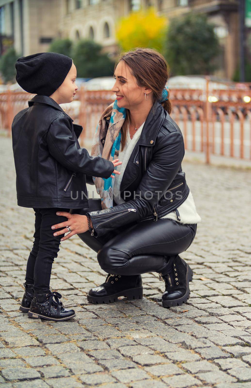 mom sat down next to the baby by zokov