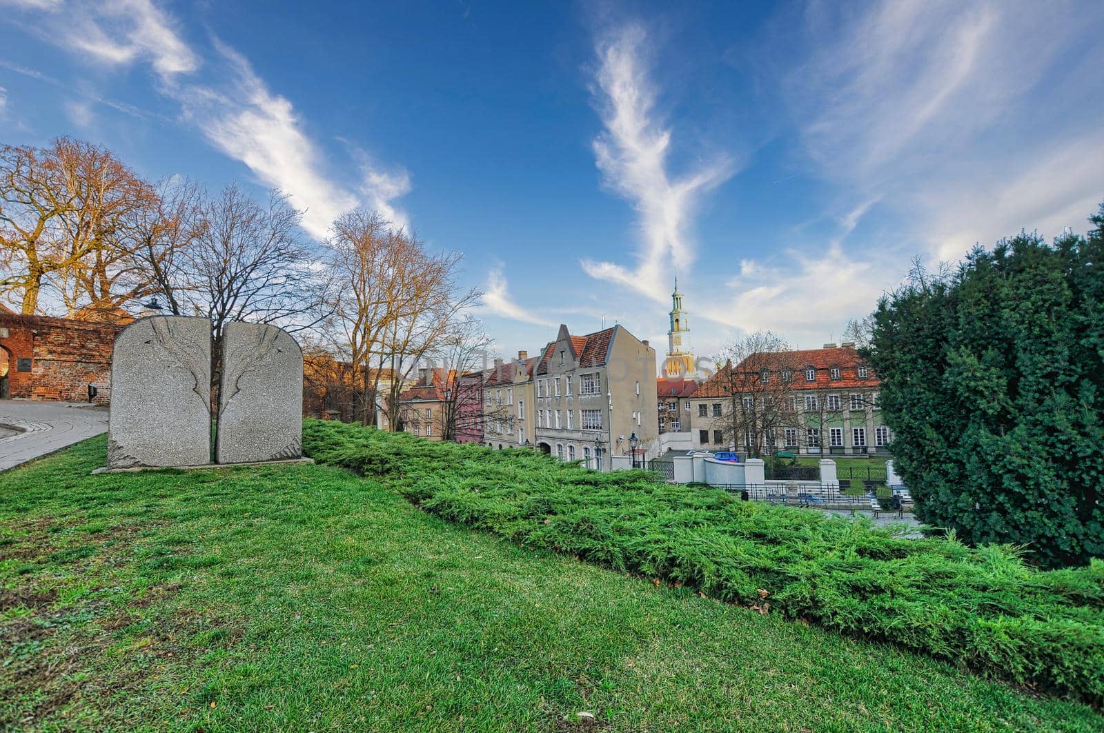 Przemysl hill in Poznan of Poland