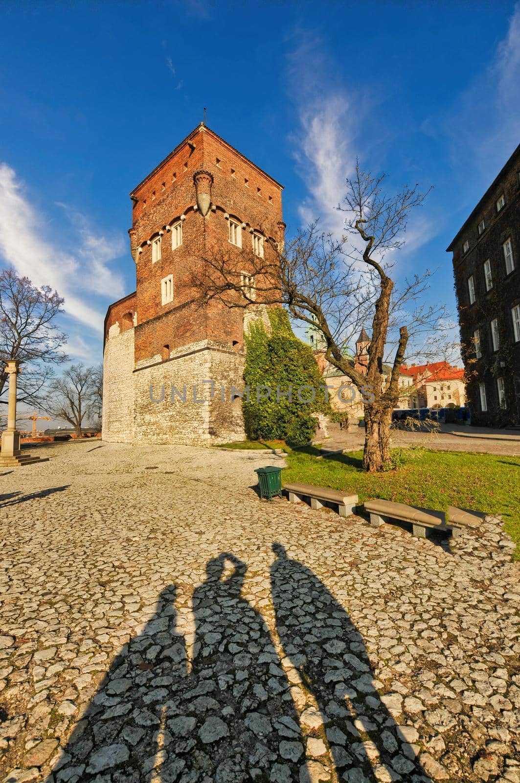 Historic royal Wawel castle in Krakow Poland