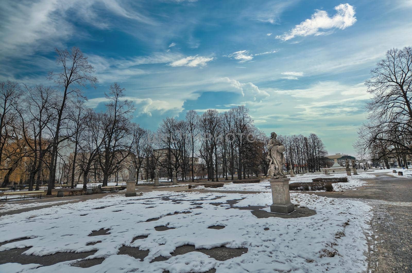 Park in Warsaw of Poland by feelmytravel