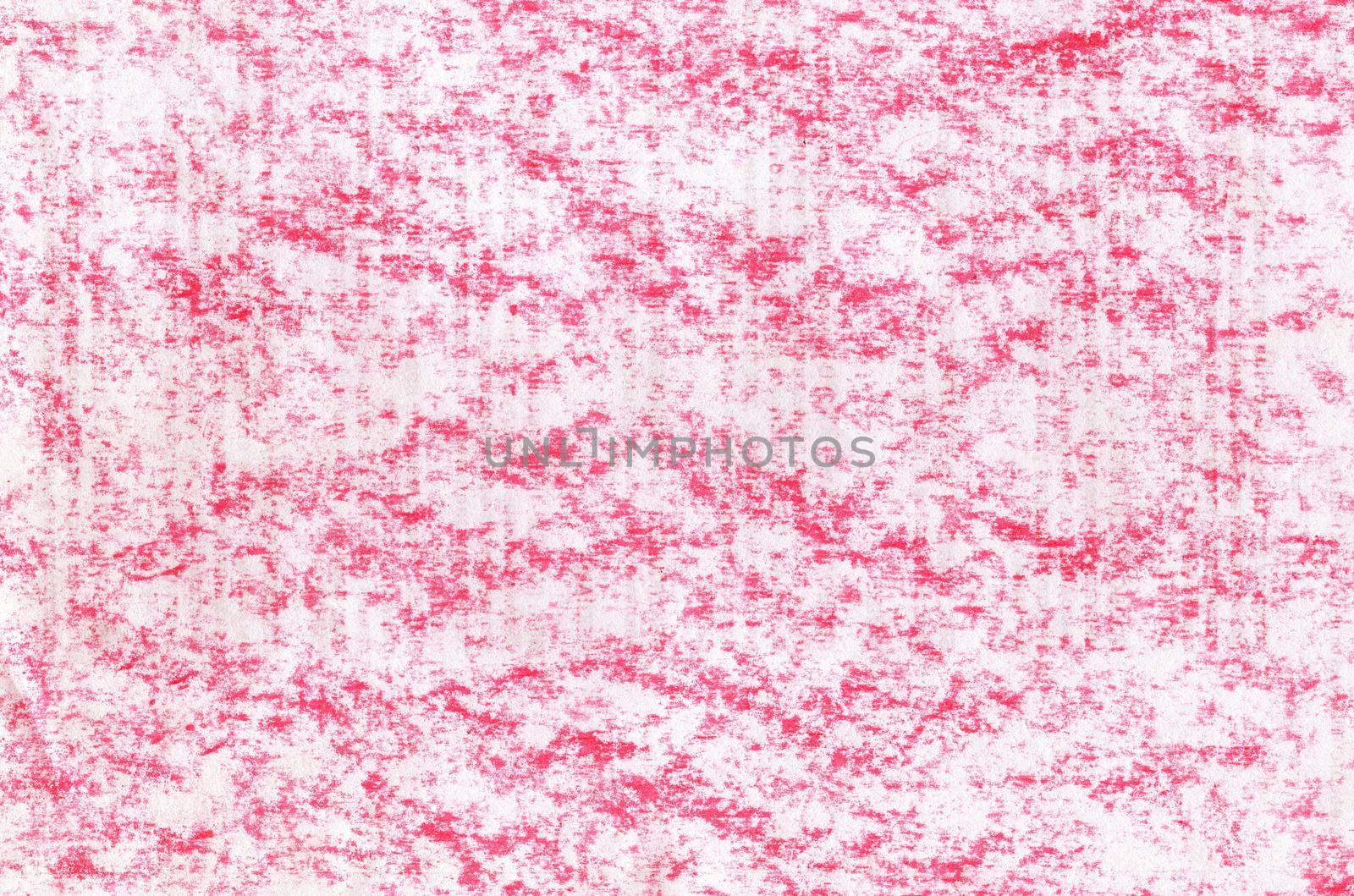 Hand Painted Pastel Abstract Background. Red Backdrop.