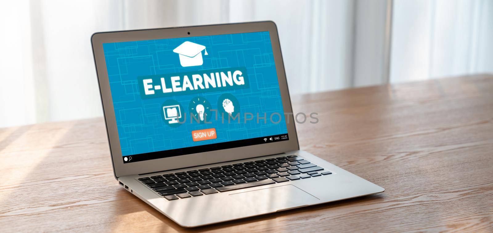 E-learning website with modish sofware for student to study on the internet by biancoblue