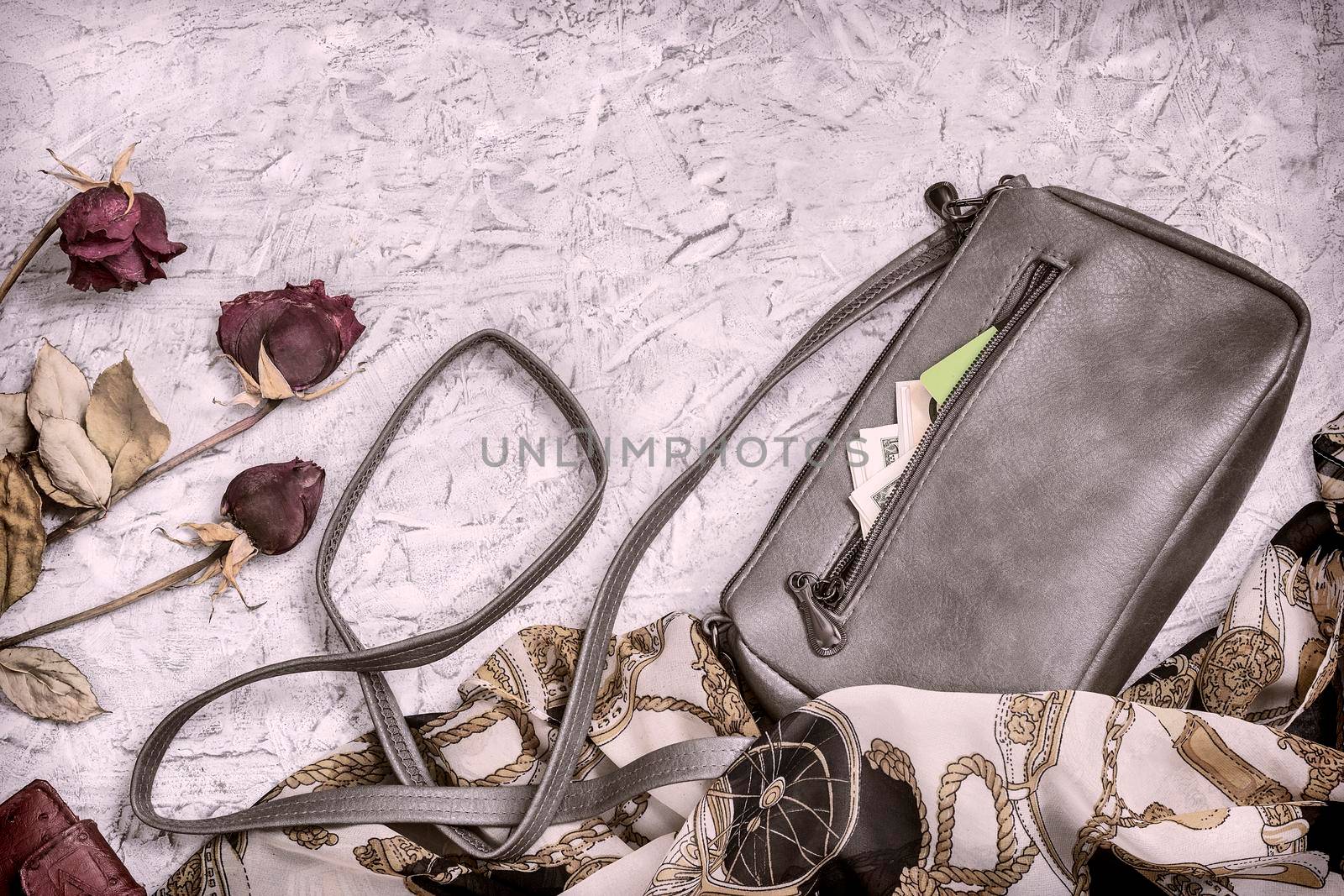 Open women's clutch bag and other accessories by georgina198