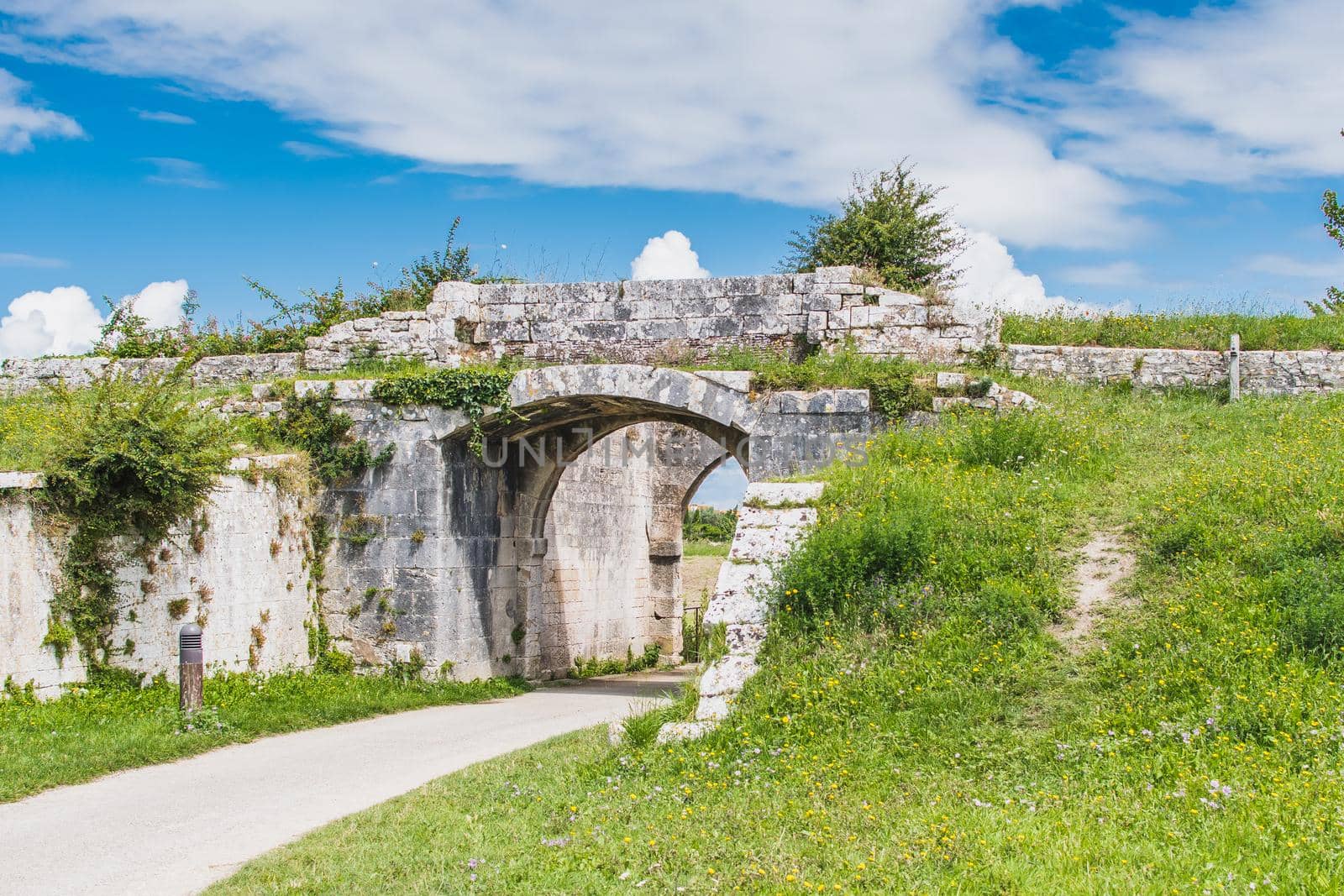 Fortification of the citadel of Château d'Oléron, on the island of Oléron in France