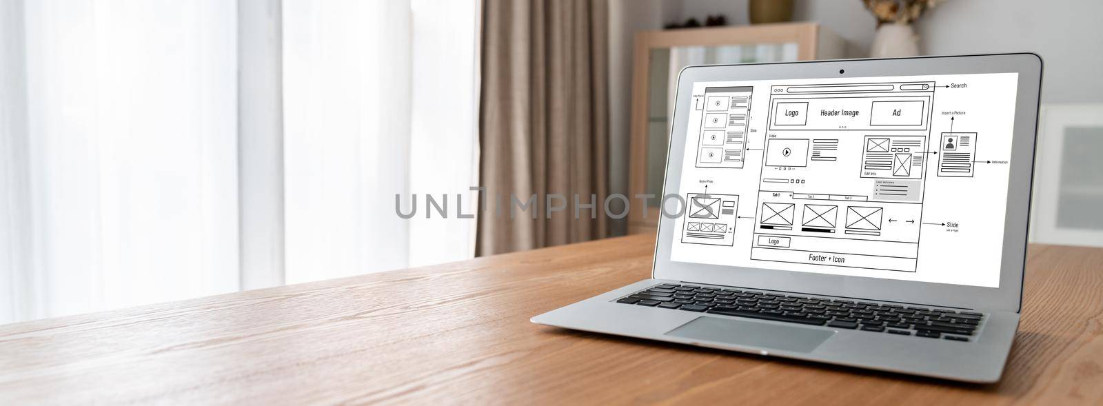 Website design software provide modish template for online retail business and e-commerce