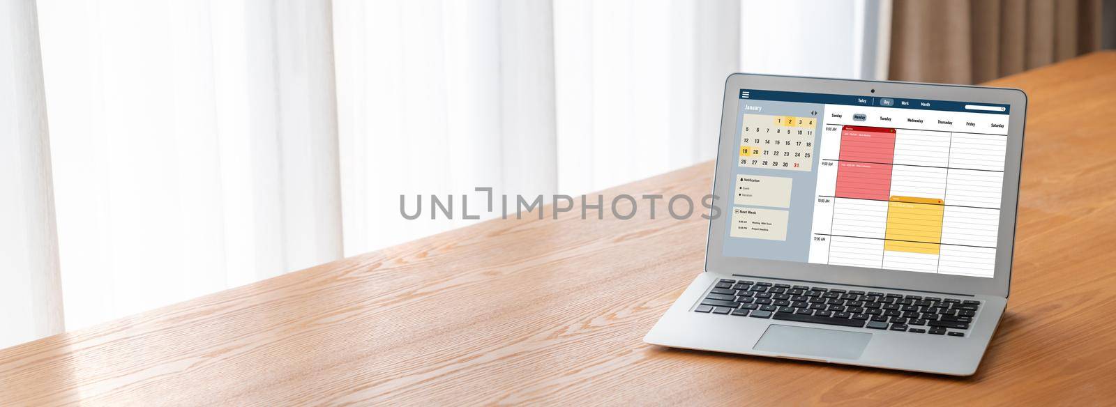 Online applointment booking calendar for modish regristration on the internet website