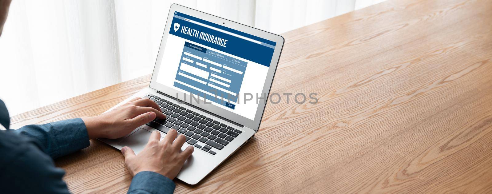 Health insurance web site modish registration system by biancoblue