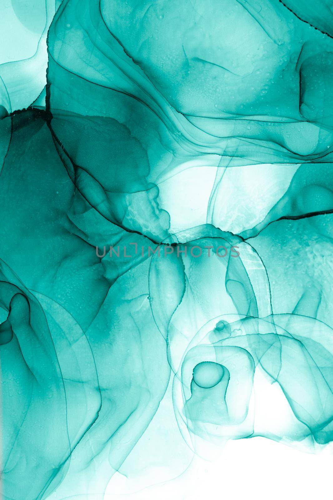 Marble ink abstract art from exquisite original painting for abstract background . Painting was painted on high quality paper texture to create smooth marble background pattern of ombre alcohol ink .