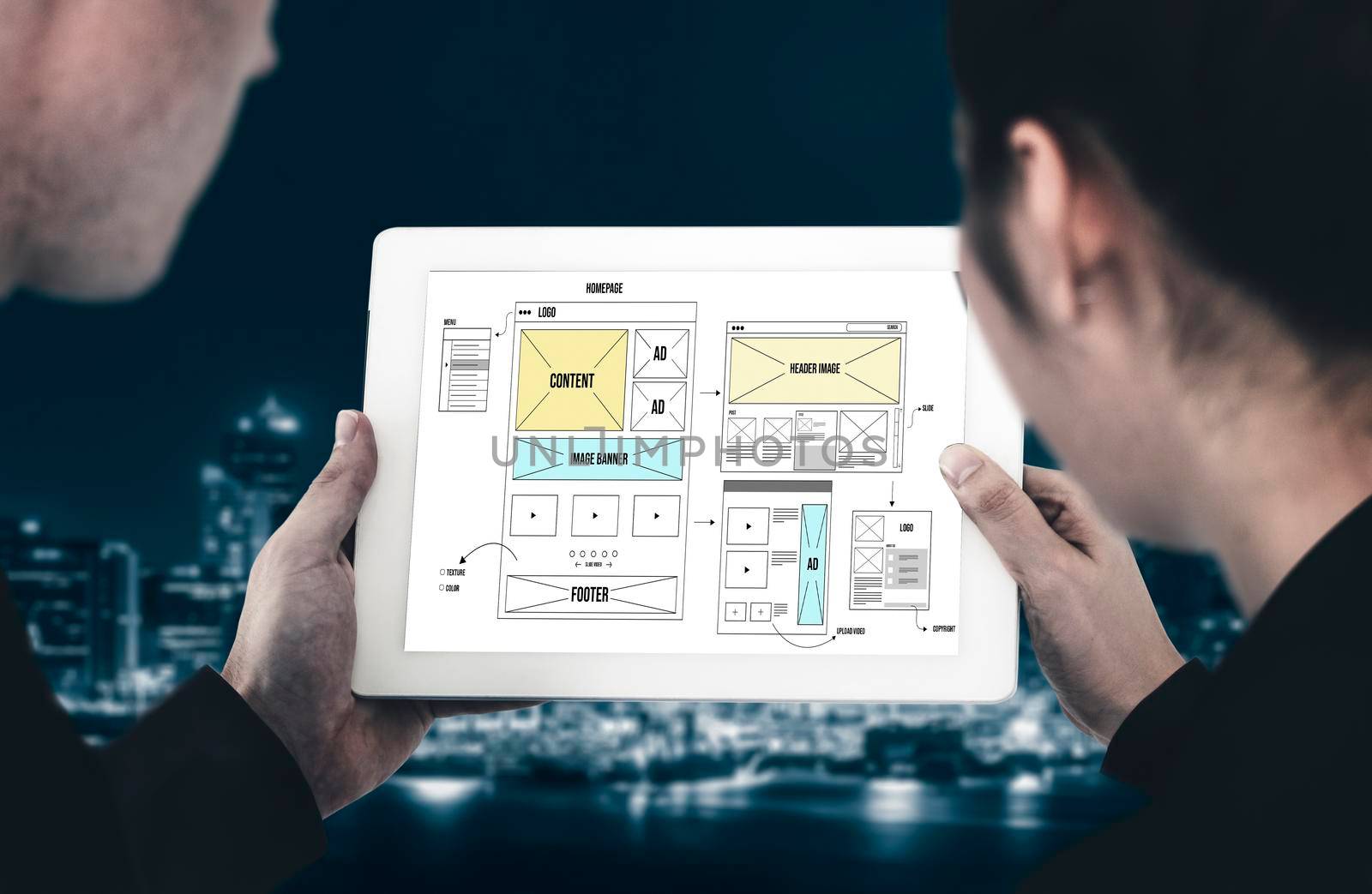 Website design software provide modish template for online retail business and e-commerce
