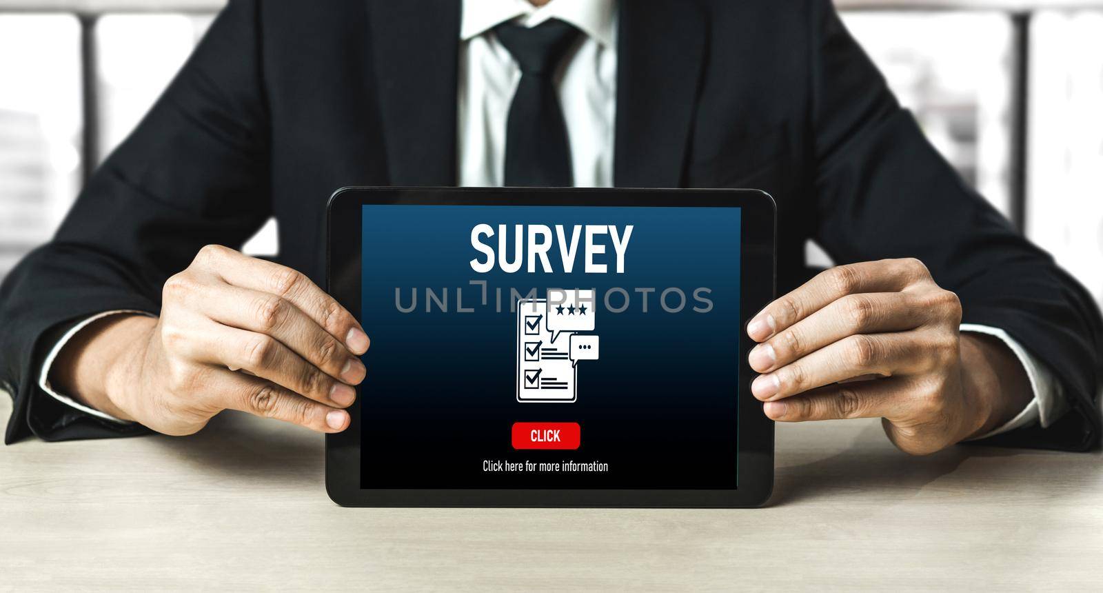 Online survey form for modish digital information collection on the internet network