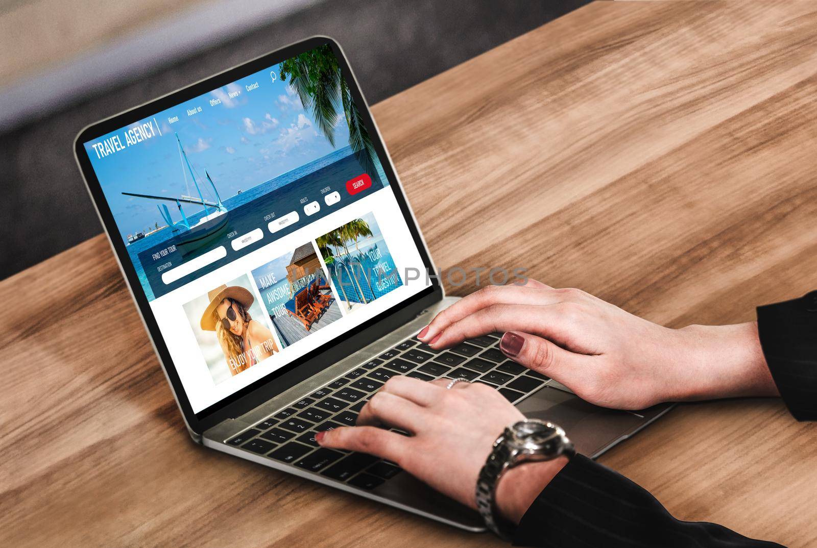 Online travel agency website for modish search and travel planning offers deal and package for flight , hotel and tour booking