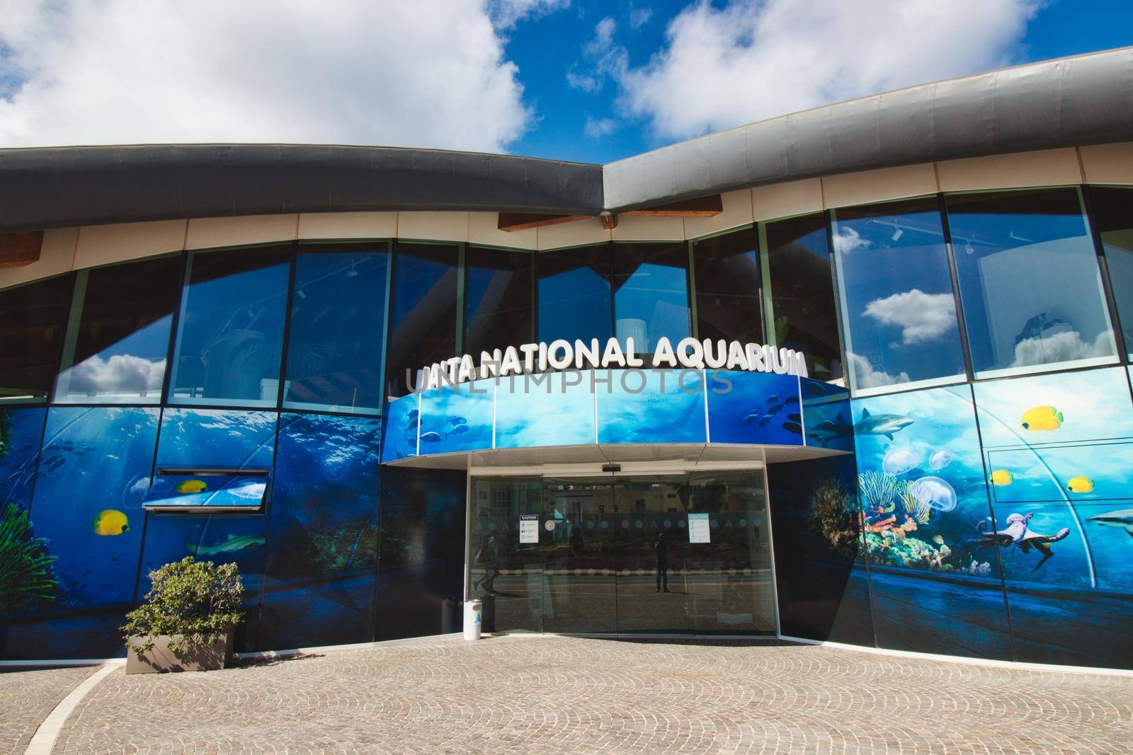 Main entrance to the Malta National Aquarium by tennesseewitney