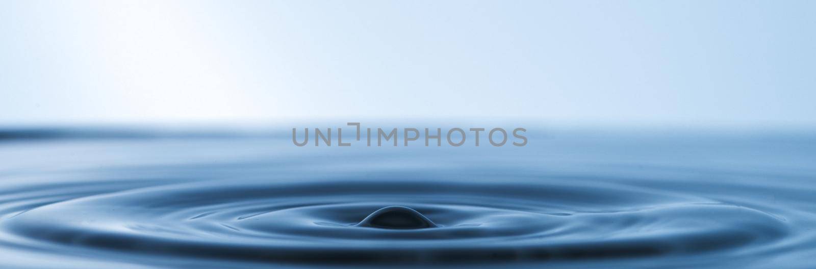 Water is life. Abstract studio shot of ripples in a puddle of water. by YuriArcurs