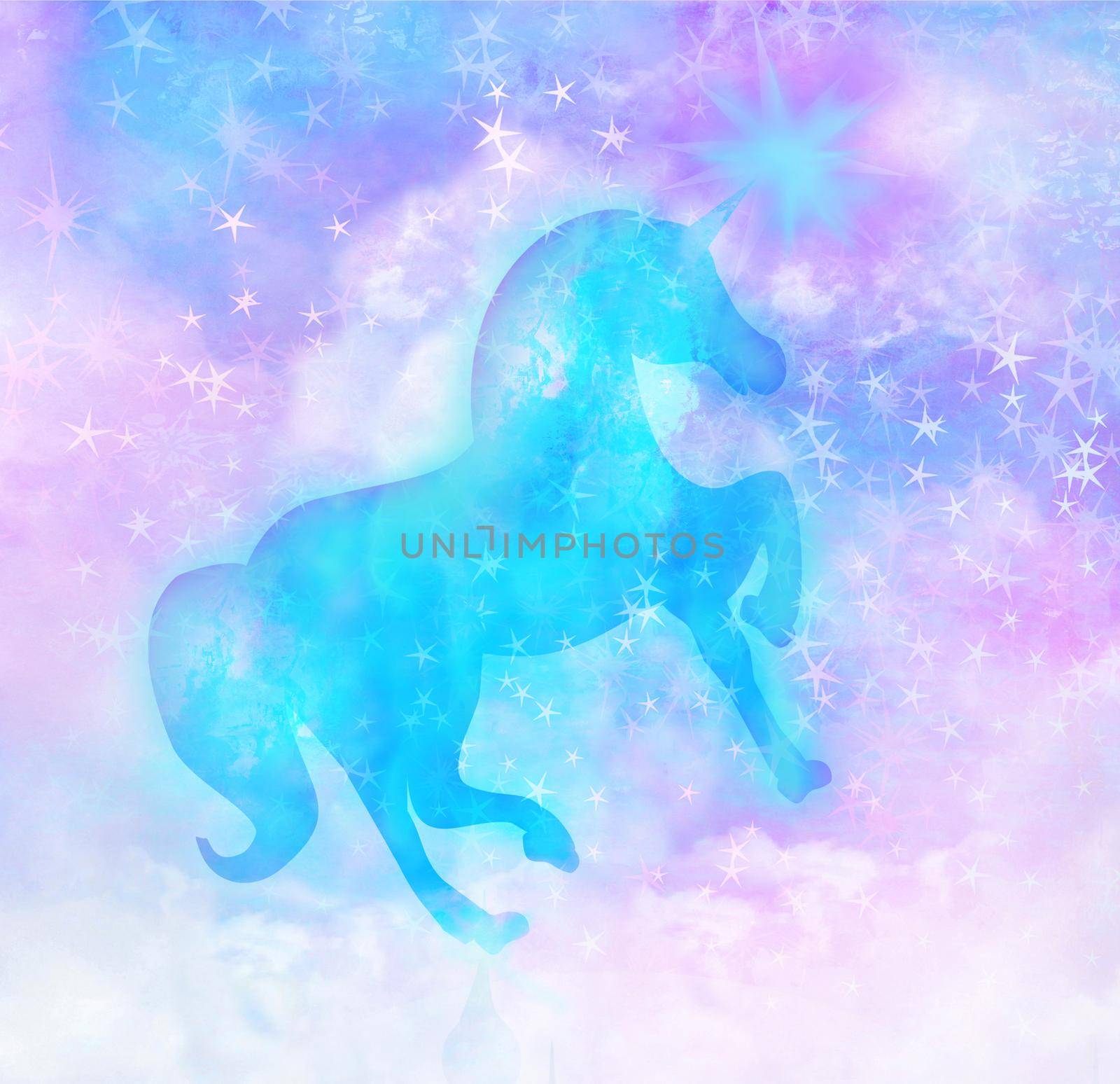 Cute magic unicorn by JackyBrown