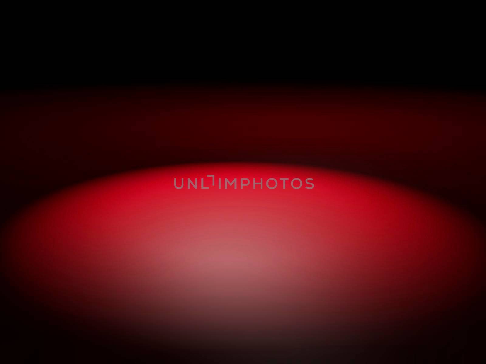Abstract round red spot light background ,Stage backdrop . 3D rendering. by samunella