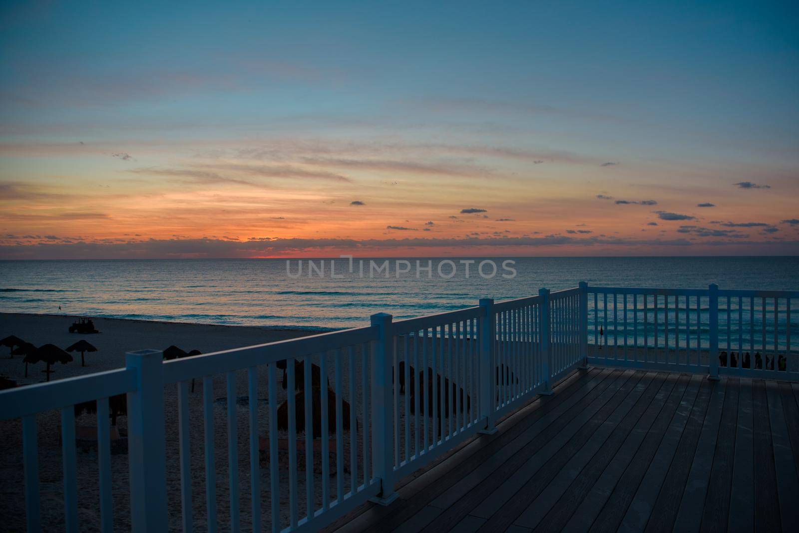 Dawn in the Caribbean Sea morning