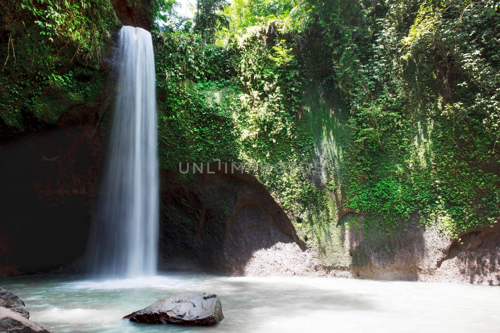 Beautiful Tibumana waterfall in bali by Jyliana