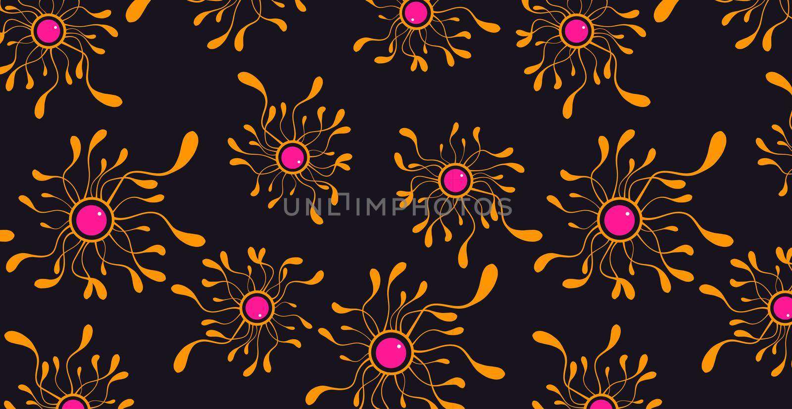 Abstract psychedelic background. Textured background with geometric shapes in the form of tentacles. Can be used for fabric, background, wrapping paper, digital paper.